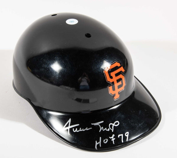 Willie Mays HOF 1979 Signed Authentic San Francisco Game Giants Helmet JSA COA