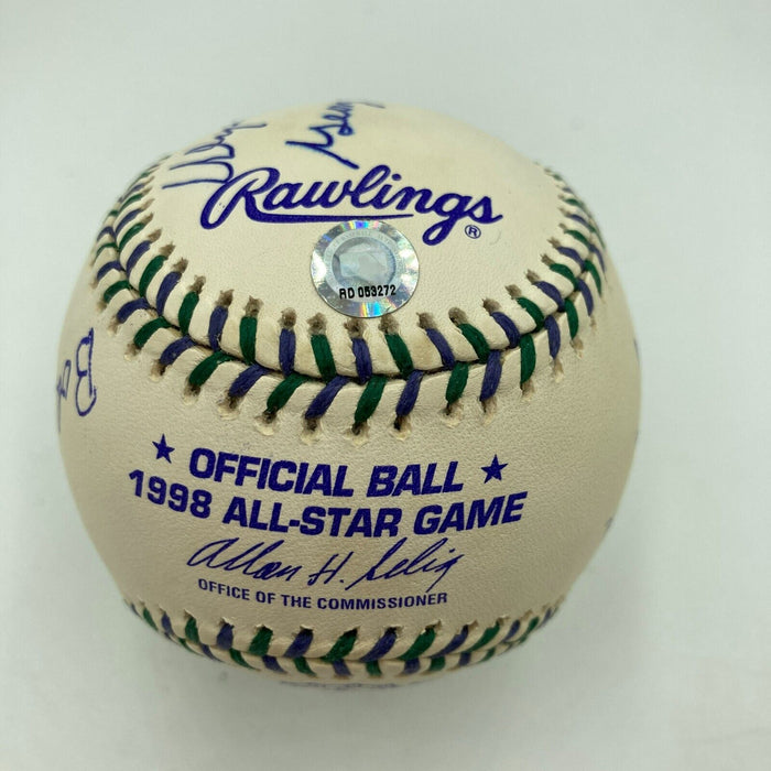 Buck O'neil Negro League Legends Signed 1998 All Star Game Baseball MLB Auth