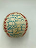 1999 NY Yankees World Series Champs Team Signed Baseball Derek Jeter JSA COA