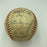 1961 Yankees W.S. Champs Team Signed Baseball Roger Maris Elston Howard JSA COA