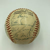 1961 Yankees W.S. Champs Team Signed Baseball Roger Maris Elston Howard JSA COA