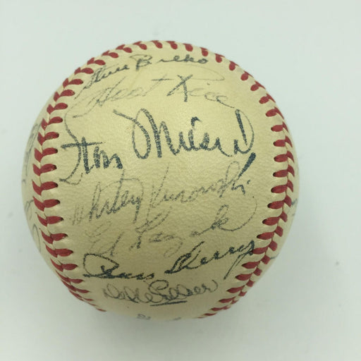 Beautiful 1949 St. Louis Cardinals Team Signed National League Baseball JSA COA
