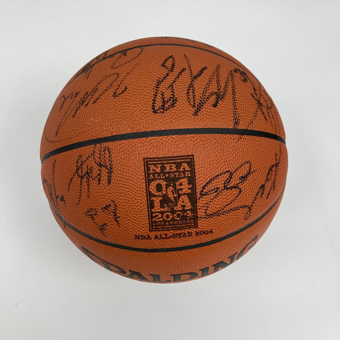 Kobe Bryant Shaq Tim Duncan 2004 All Star Game Team Signed Basketball JSA COA