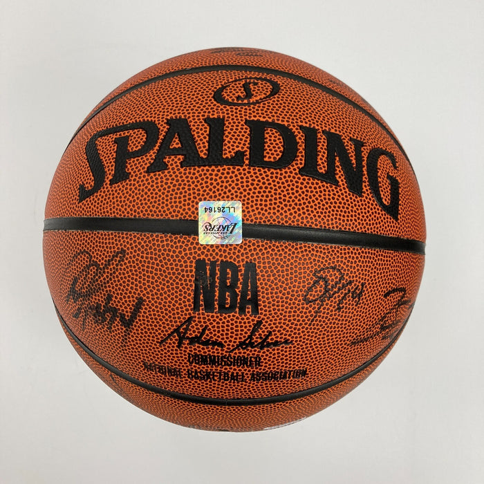 2019-2020 Los Angeles Lakers NBA Champs Team Signed Basketball Lebron James BAS