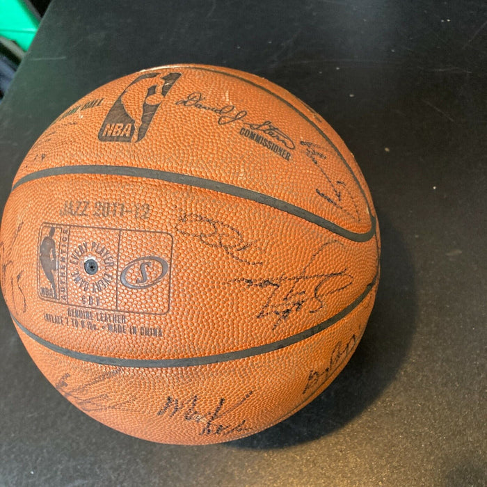 2011-12 Utah Jazz Team Signed Spalding NBA Game Used Basketball