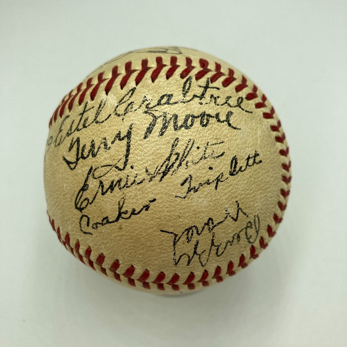 1941 St. Louis Cardinals Team Signed National League Baseball Beckett COA
