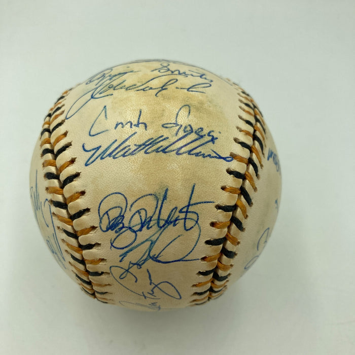 1994 All Star Game National League Team Signed Baseball Barry Bonds PSA DNA COA