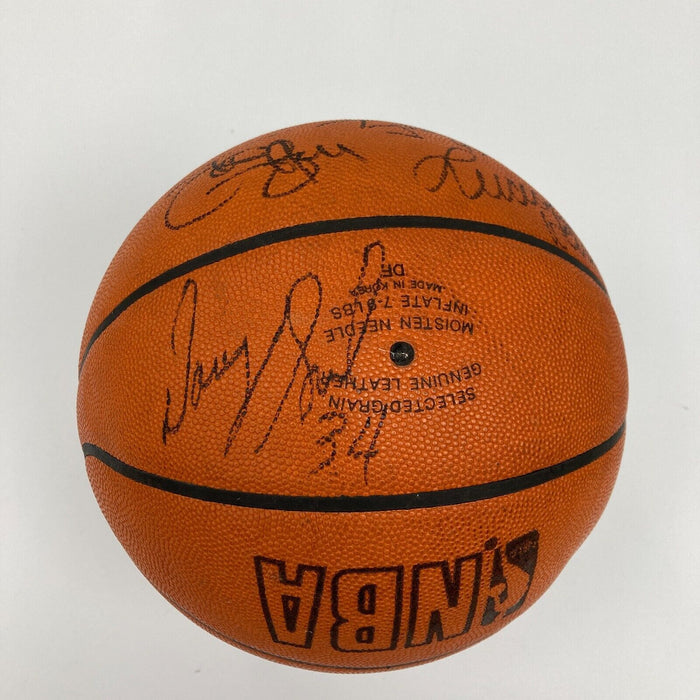 1993-94 Dallas Mavericks Team Signed Official NBA Game Issued Basketball