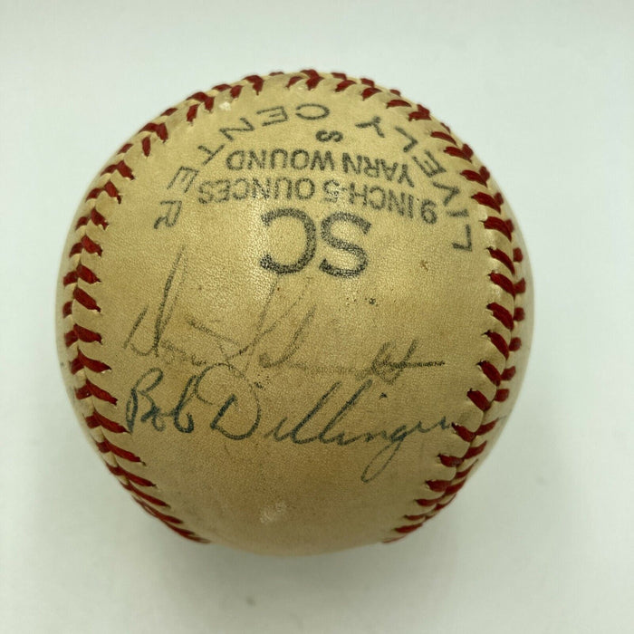 Joe Dimaggio 1944 World War Two WWII Multi Signed Baseball PSA DNA COA