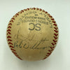 Joe Dimaggio 1944 World War Two WWII Multi Signed Baseball PSA DNA COA