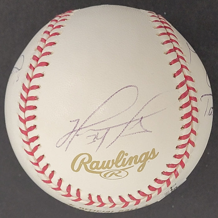 2004 Boston Red Sox World Series Champs Team Signed Baseball David Ortiz JSA