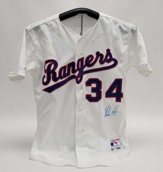 Nolan Ryan Signed 1989 Authentic Game Model Texas Rangers Jersey With JSA COA