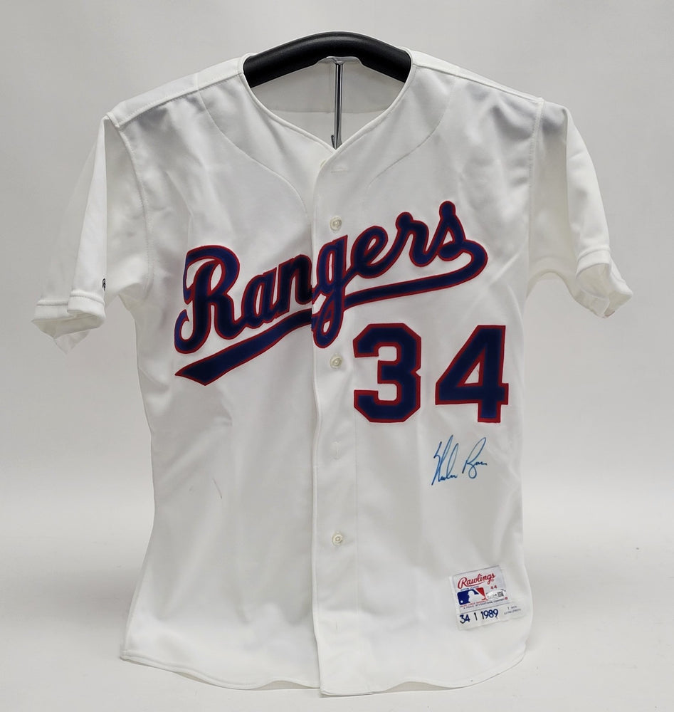 Nolan Ryan Signed 1989 Authentic Game Model Texas Rangers Jersey With JSA COA