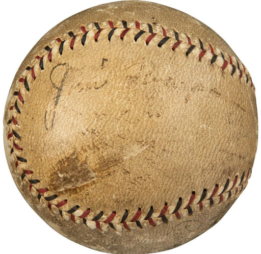 1920's Jim Thorpe Signed Game Used Official National League Baseball PSA DNA COA