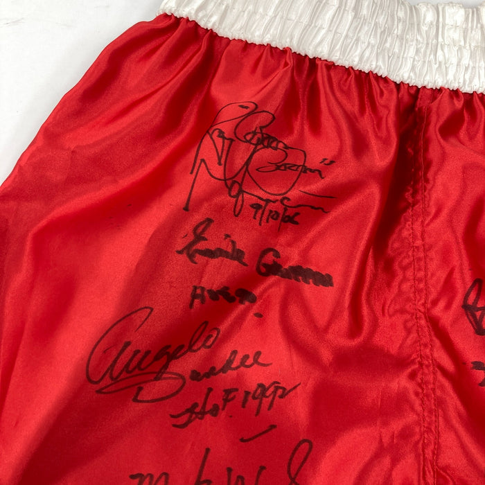 Muhammad Ali Boxing Legends Multi Signed  Everlast Trunks 26 Sigs Beckett COA