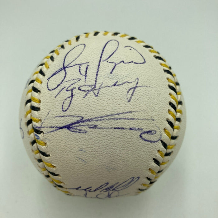 2006 All Star Game Team Signed Baseball Ichiro Suzuki Roy Halladay MLB Authentic