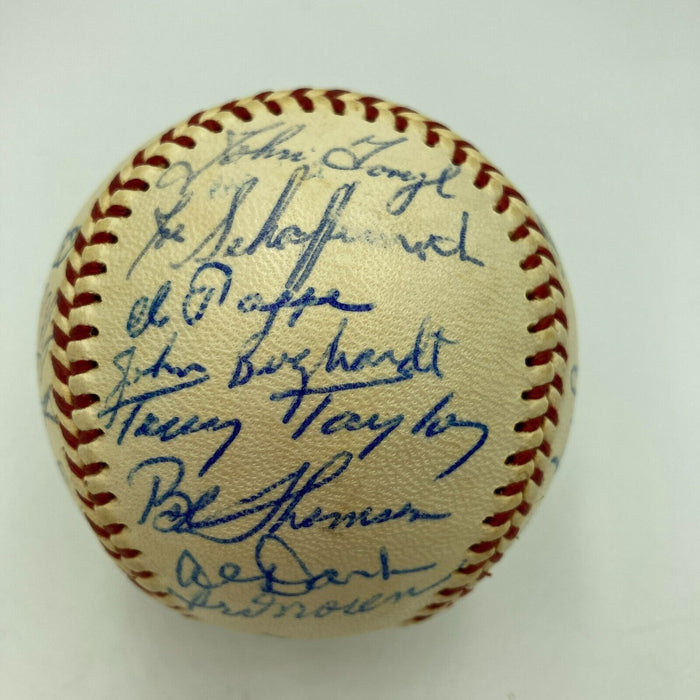 1959 Chicago Cubs Team Signed National League Baseball Ernie Banks JSA COA