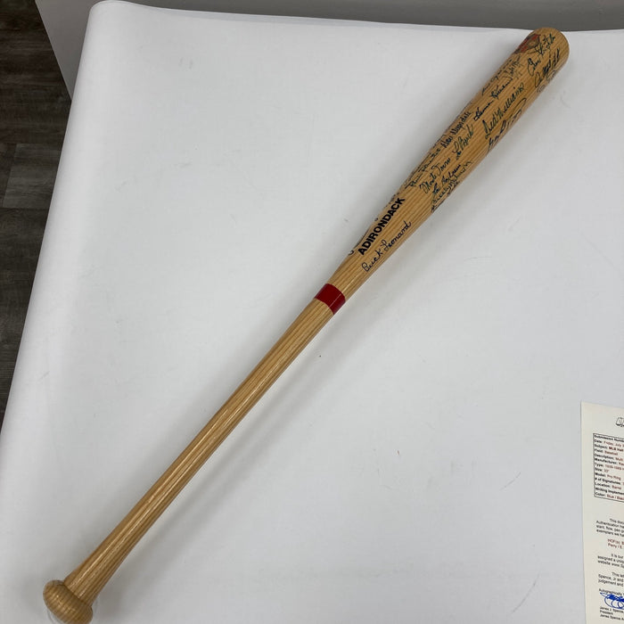Beautiful Hall Of Fame Legends Multi Signed Baseball Bat 37 Sig Ted Williams JSA