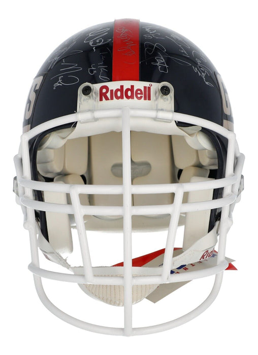 1986 New York Giants Super Bowl Champs Team Signed Full Size Helmet JSA COA