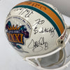 NFL Hall Of Fame Legends Multi Signed 1997 Super Bowl Helmet JSA COA