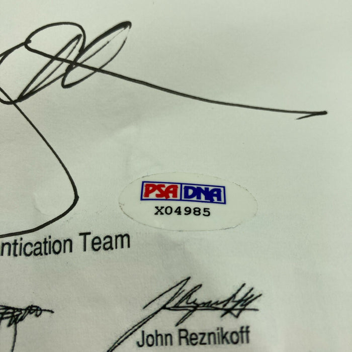 2000 St. Louis Cardinals Team Signed Baseball 22 Sigs Mark McGwire PSA DNA COA