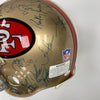 1994 San Francisco 49ers Super Bowl XXIX Champs Team Signed Game Helmet JSA COA