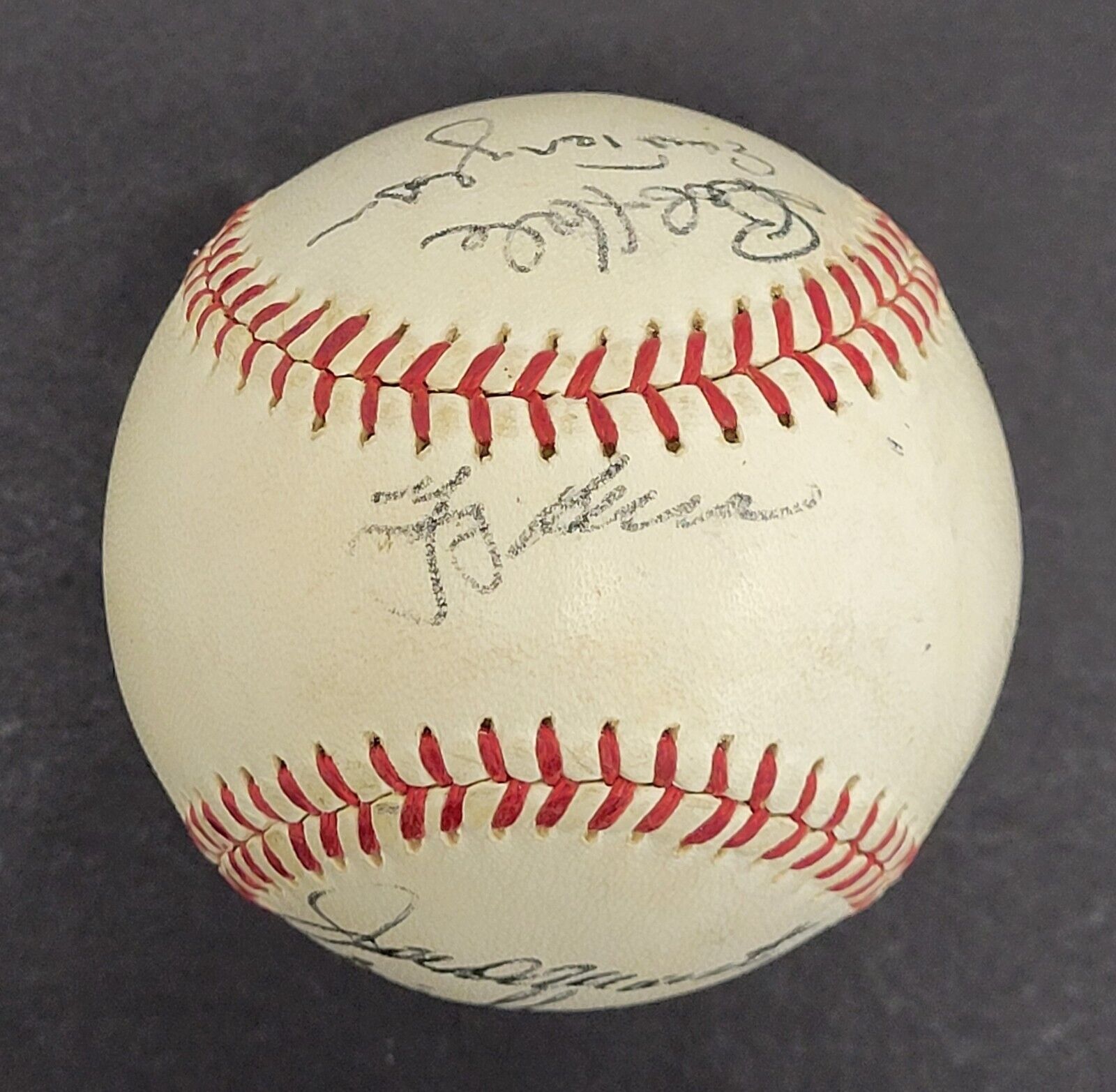 1961 New York Yankees World Series Champs Multi Signed Baseball Beckett COA