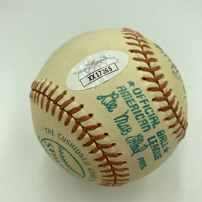 Joe Medwick Sweet Spot Hall Of Fame Multi Signed American League Baseball JSA