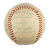 Beautiful 1954 New York Yankees Team Signed Baseball Mickey Mantle PSA DNA COA