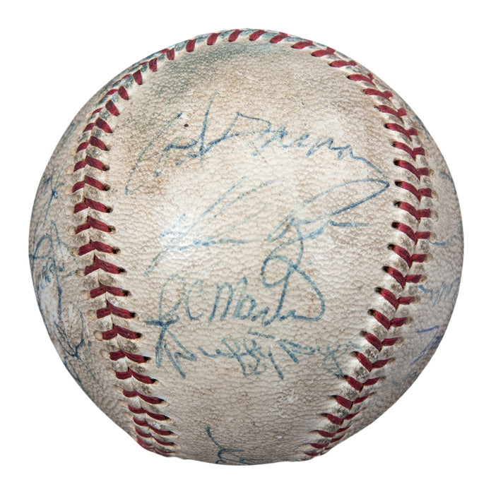 Vintage 1969 New York Mets WS Champs Team Signed Baseball Tom Seaver Beckett COA