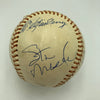 Hall Of Fame Multi Signed Baseball Harry Hooper Joe Medwick Lefty Grove JSA COA