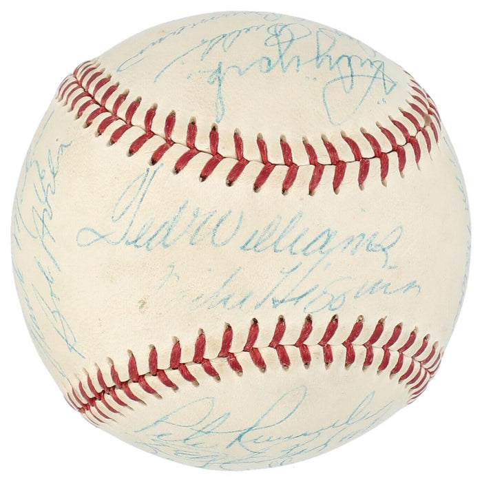 Ted Williams 1959 Boston Red Sox Team Signed Baseball Beckett COA