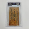 Nile Kinnick Signed 1939 Heisman Trophy Ticket PSA DNA & JSA COA RARE