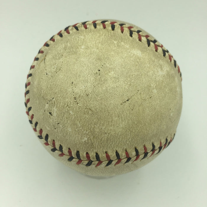 Charlie Grimm 1935 Chicago Cubs Signed National League Baseball JSA COA