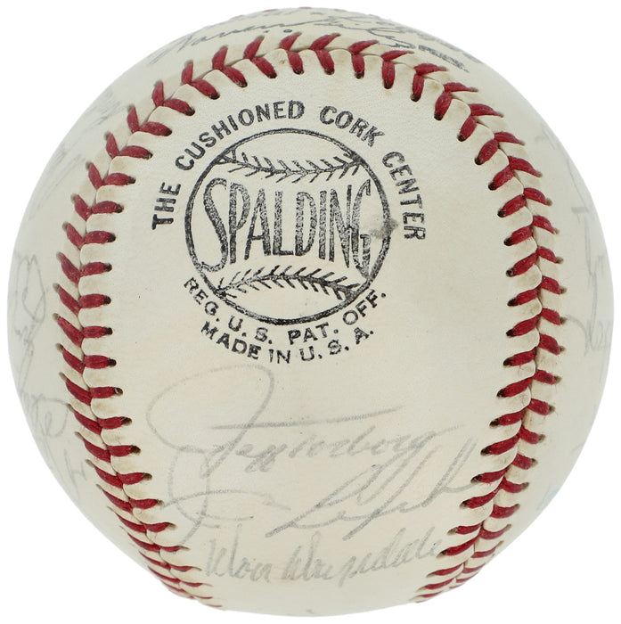 Sandy Koufax 1966 Los Angeles Dodgers Team Signed Baseball Beckett COA