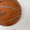 San Antonio Spurs Team Signed Game Used Basketball Tony Parker Ginobili Leonard