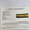 Willie Mays Hank Aaron Negro League Legends Signed Baseball Bat 65 Sigs JSA