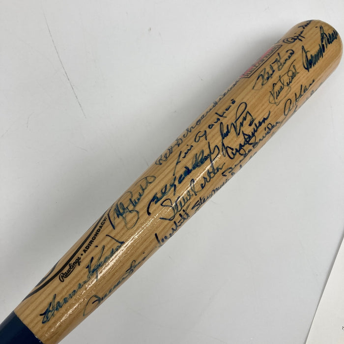Beautiful Sandy Koufax Hall Of Fame Multi Signed Bat 45 Sigs Beckett COA