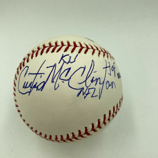 Curtis McClinton NFL HOF Signed Official Major League Baseball JSA COA