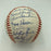 1961 New York Yankees World Series Champs Team Signed Baseball Mickey Mantle BAS