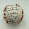 1961 New York Yankees World Series Champs Team Signed Baseball Mickey Mantle BAS