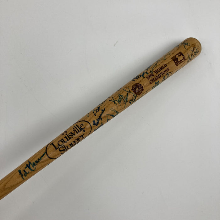 1986 New York Mets World Series Champs Team Signed Mini Bat 30+ Sigs  JSA COA