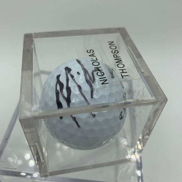 Nicholas Thompson Signed Autographed Golf Ball PGA With JSA COA