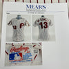 Roger McDowell 1989 Game Used Philadelphia Phillies Jersey MEARS A10 The Finest