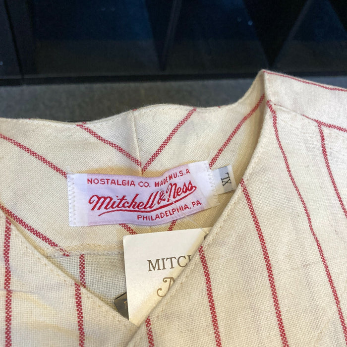 The Finest Dick Richie Allen Signed Phillies STAT Jersey PSA DNA MINT 9