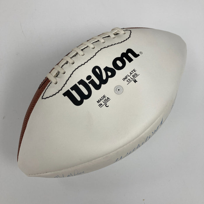 1966 Green Bay Packers Super Bowl 1 Champs Team Signed Football JSA COA