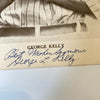 George Kelly Signed Autographed 1942 M114 Baseball Magazine Premium JSA COA