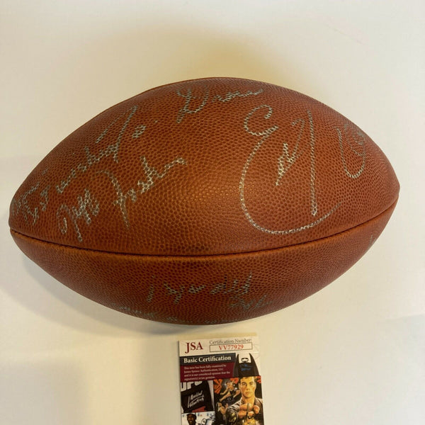 Steve Mcnair 2003 Tennessee Titans Signed Football Presented To Drew Brees JSA