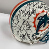 1972 Miami Dolphins Super Bowl Champs Team Signed Full Size Helmet JSA COA