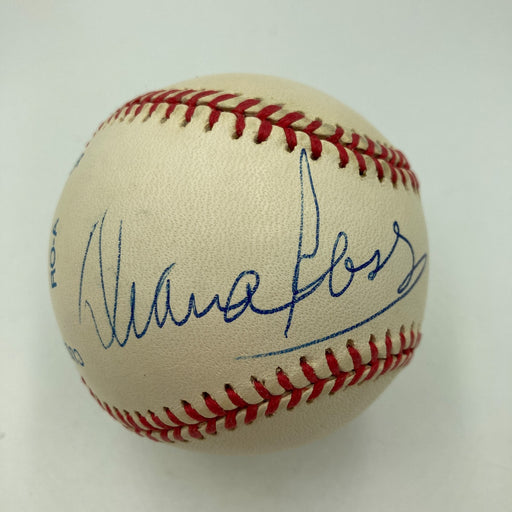 Diana Ross Single Signed Official American League Baseball JSA COA RARE